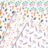 1 Flowers seamless pattern, soft floral repeat design for fabric and textiles-036