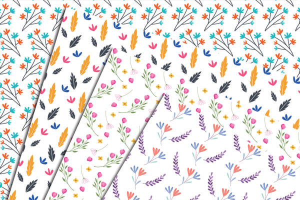 1 Flowers seamless pattern, soft floral repeat design for fabric and textiles-036