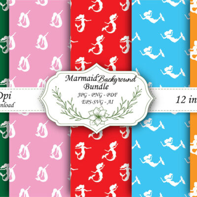 Mockup new Cute Cat Seamless Pattern, Colorful Kawaii Cats Digital Paper