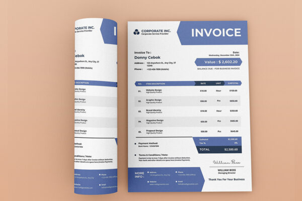 Invoice Receipt Form