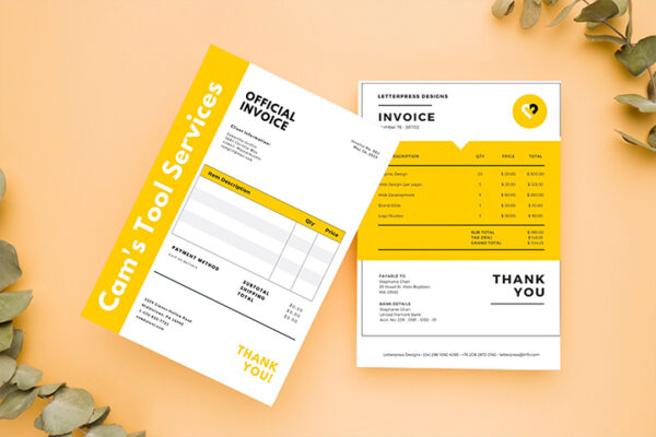 Editable Invoice Template