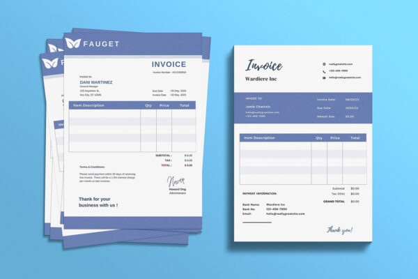 Invoice Receipt Form