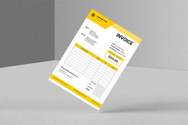 Editable Invoice Template
