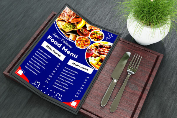 Canva Editable Food Menu Template