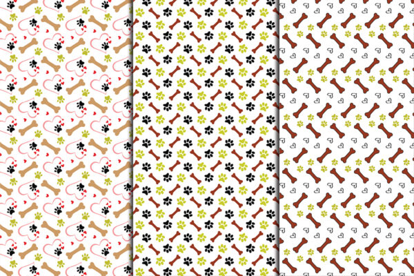 Dog Paws Digital Paper