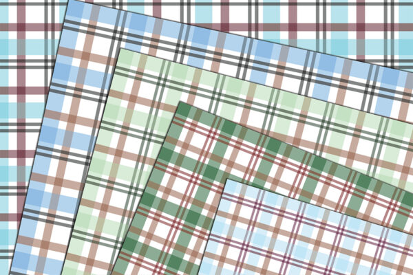 Plaid Check Digital Papers