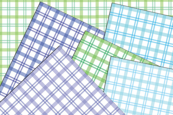 Plaid Check Digital Papers
