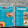 2 Digital Restaurant Menu Flyer Template, Food Menu Template, Cafe Menu-RM02