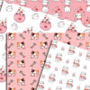 Cat Seamless Pattern  Commercial Use, Card Making, Crafting, Digital Download-031