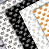 Mockup new Black and White Cat Digital Paper - Seamless Pattern - Craft Paper - Scrapbook Paper-055
