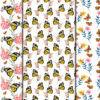 Flower & Butterfly  Seamless Pattern