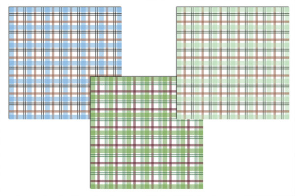 Plaid Check Digital Papers