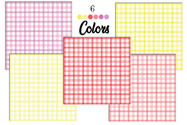 Plaid Check Digital Papers