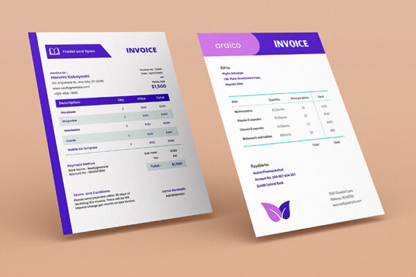 Modern Printable Invoice Template