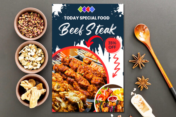 Restaurant Menu Flyer  Design