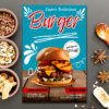 3 Digital Restaurant Menu Flyer Template, Food Menu Template, Cafe Menu-RM02