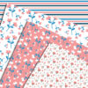 3 Floral Seamless Pattern Scrapbook Papers Background-038
