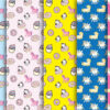 Unicorn Digital Paper: Seamless Pattern, Rainbow, Magical, Scrapbook-062