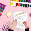 Dinosaur Drawing Coloring pages
