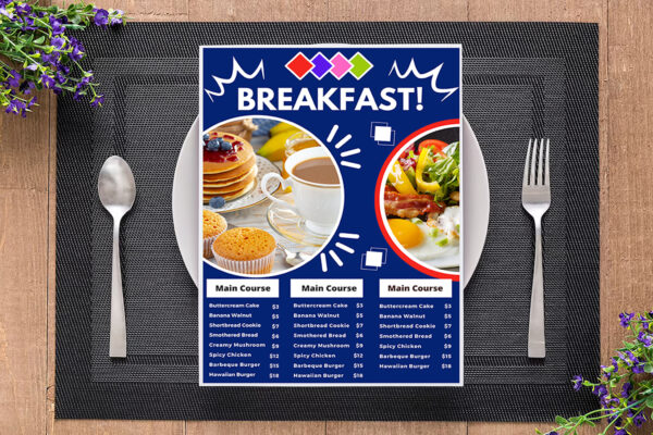 Canva Editable Food Menu Template