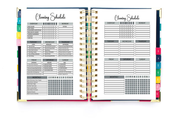 Monthly Cleaning, Cleaning Planner Printable-DP08