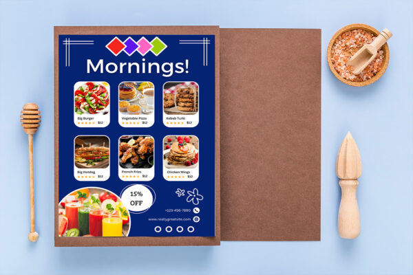 Canva Editable Food Menu Template