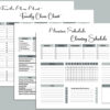 Monthly Cleaning, Cleaning Planner Printable-DP08