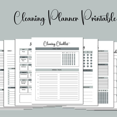 cleaning planner