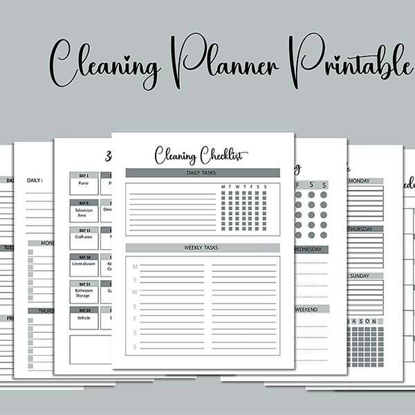cleaning planner