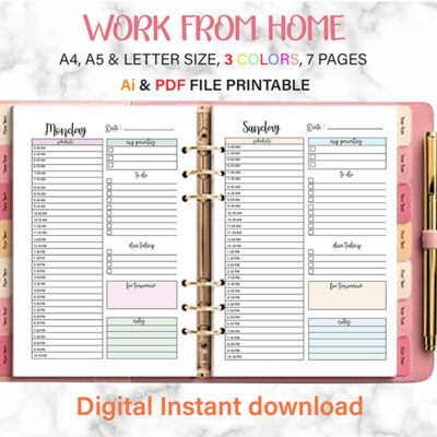 600-600 work planner