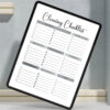 Monthly Cleaning, Cleaning Planner Printable-DP08