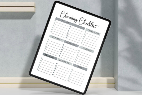 Monthly Cleaning, Cleaning Planner Printable-DP08
