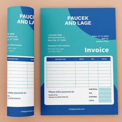 Invoice Template -CANVA invoice templateInvoice Template -CANVA Editable Canva Invoice Template