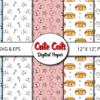 Cute Seamless Cat Pattern Bundle