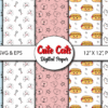 Cute Cat Digital Paper