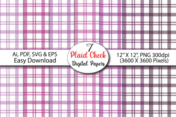 Mockup-01 Gingham Seamless Pattern