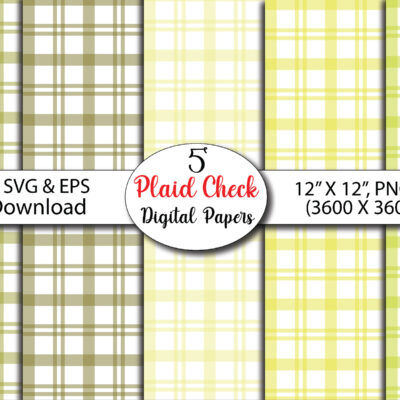 Mockup Gingham Seamless Pattern