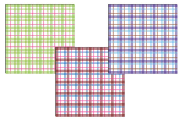 Pastel Plaid-Digital Scrapbook Papers-Seamless Pattern-Commercial Use-043