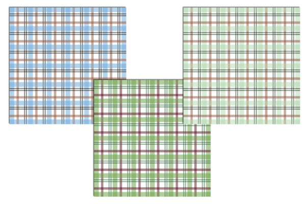 Mockup Summer Plaid Seamless Digital Papers, Plaid Scrapbook Paper-044