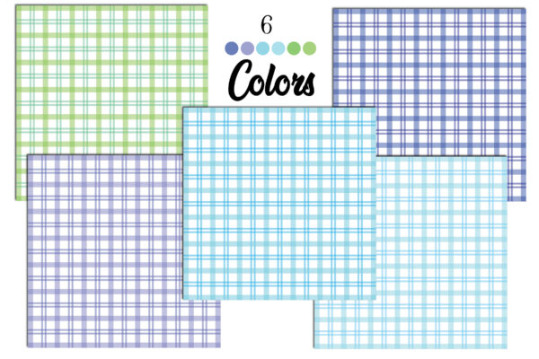 Mockup-02 Pastel Plaids Seamless Digital Scrapbook Printable Paper | Digital Paper | Easter | Spring Plaids | Soft Plaids | Colorful | Plaid Pattern-040