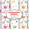 Mockup new-01 Mermaids Seamless Digital Papers, Mermaid Patterns-049