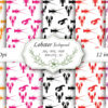 Mockup new Crustacean Craft Paper Printable Crab Lobster Background Digital Paper