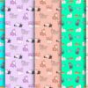 Mockup new-02 Cats Seamless Pattern Digital File Commercial Use Flowers Repeat Pattern For Fabric Cat Flowers Repeat Pattern-054