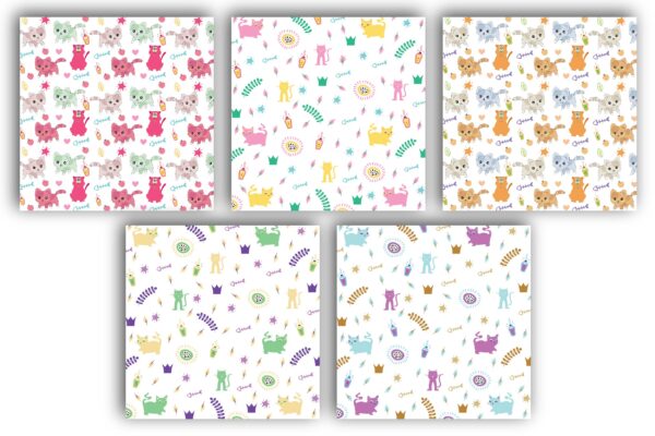 Mockup new-04 Mermaids Seamless Digital Papers, Mermaid Patterns-049