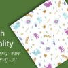 Mockup new-05 Mermaids Seamless Digital Papers, Mermaid Patterns-049