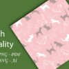 Mockup new-05 Cute Cat Seamless Pattern, Cat Lovers Background, Repeating Cat Digital Background Design-051