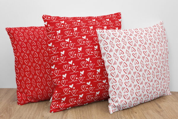 Mockup3 Watercolor Hearts Digital Paper, Seamless Valentine Printable-044