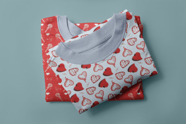 Mockup4 Valentine Seamless Patterns , Blush Valentine, Scrapbooking, Commercial Use Patterns-047