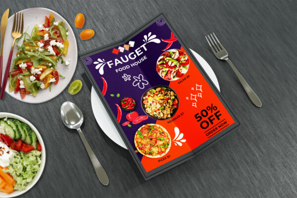 menu mockups for restaurant Restaurant Menu Template, Food Menu Template, Canva Editable Menu-RM01