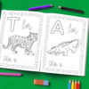 Alphabet Coloring Pages for Kids - 26 Printable ABC Letters with Easy Pictures